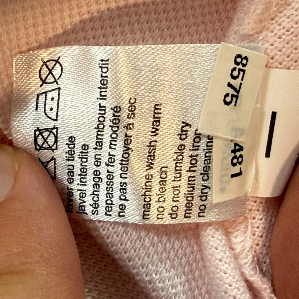Lacoste Kids Pink Short Sleeve Pleated Pique Polo Dress Size 12 5191L